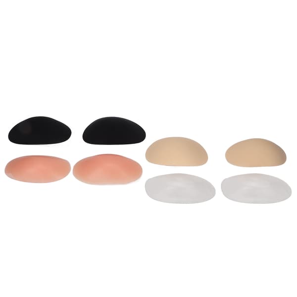 4 Silicone Shoulder Pads Soft Breathable Invisible Detachable Non-slip Self-adhesive for Women Men
