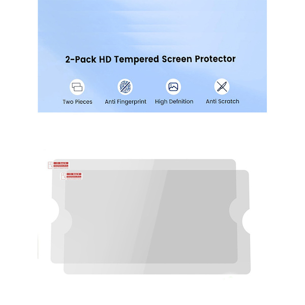 Gaming Console Case Black - PS5 Streaming Handheld Storage Case Set with PC Cover, Screen Protector and Joystick Caps
