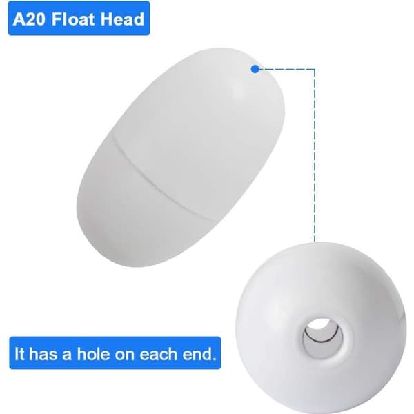 RHAFAYRE A20 Replacement Float Head Compatible with Zodiac Polaris Pool Cleaner Models Vac-Sweep 380, 360, 280, 180 (2-Pack)