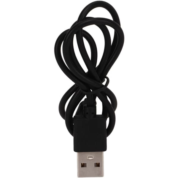 Universel magnetisk ur-oplader med 2 stifter til smartwatch, USB, sort opladerkabel
