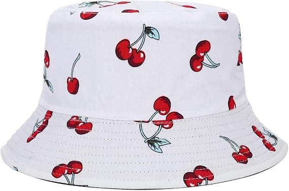 Bomuldshat, sommerfiskehat til kvinder og mænd, (Cherri