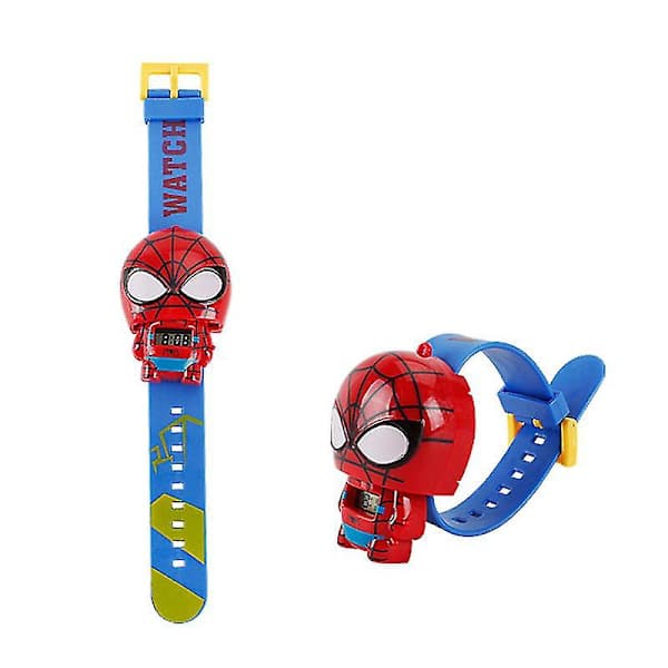 Avengers Elektronisk Ur Spider-Man Captain America Hulk Deformationslegetøj Spiderman