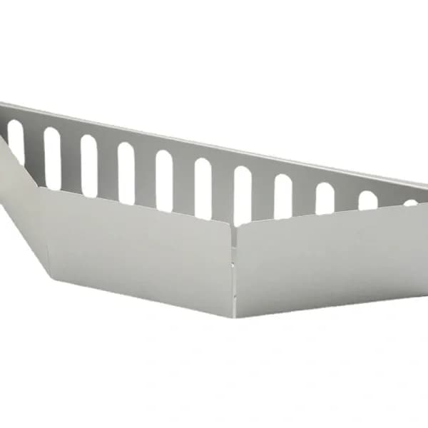 Kulbeholder til Weber 7403, briketholder i rustfrit stål til 57 cm og større kulgrill, 2-pak