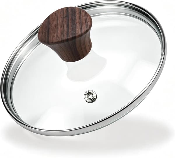 6 tums lock i härdat glas Brown 6 Inch