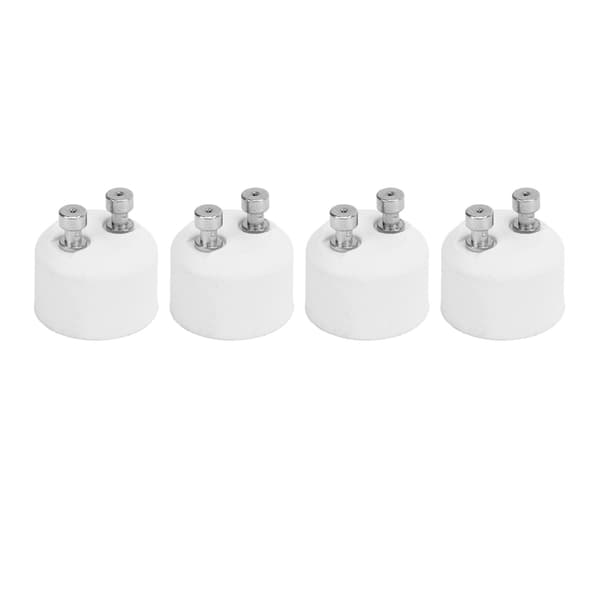 4 stk GU10 til MR16 adapterkontakt Varmebestandig lampeholderomformer for LED-halogenlamper