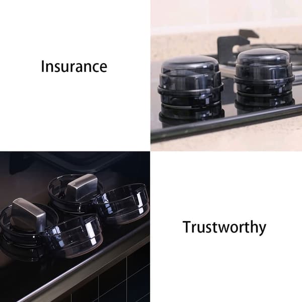 4 st Spishällsknoppsöverdrag Ugnsknoppsöverdrag Barnsäkerhetsskydd Eldskyddsskydd Spishällsknoppsbarnsäkerhet för barnkök