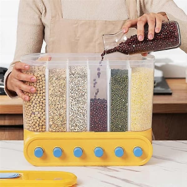 Kitchen Container Dispenser Wall Mounted Sealed Food Storage Container Cereal Box Food Jar