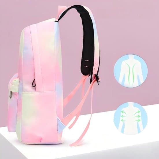 Women's Backpack - Kids' Backpack - School Backpack Set - 3-in-1 Student Pack - Water-Repellent Backpack - Lunch Bag - Handbag - Large Capacity