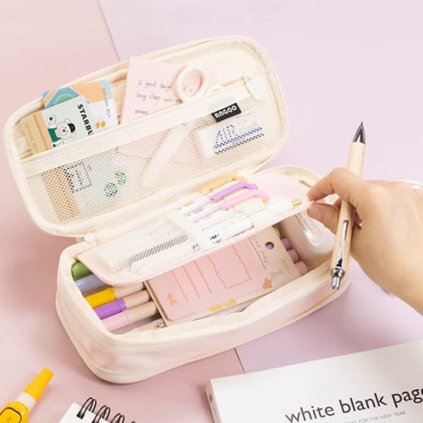 Stor kapasitet etui stort etui utvidbar arrangør arrangør snitt
