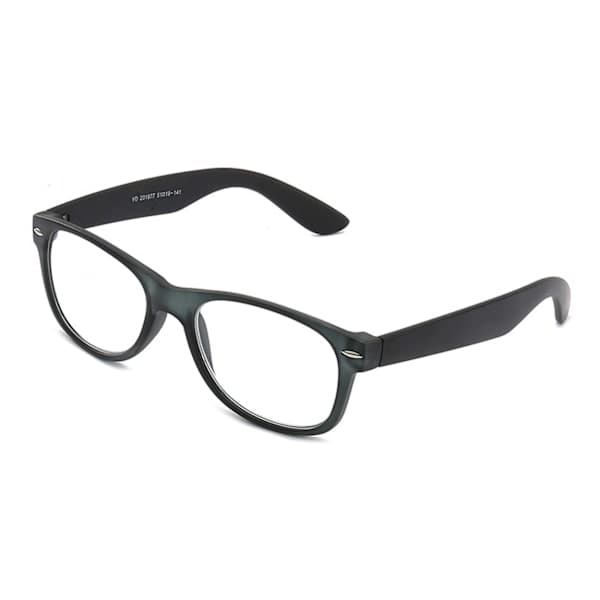 Mustat Wayfarer-lukulasit vahvuudella 1.0 mustat lasit
