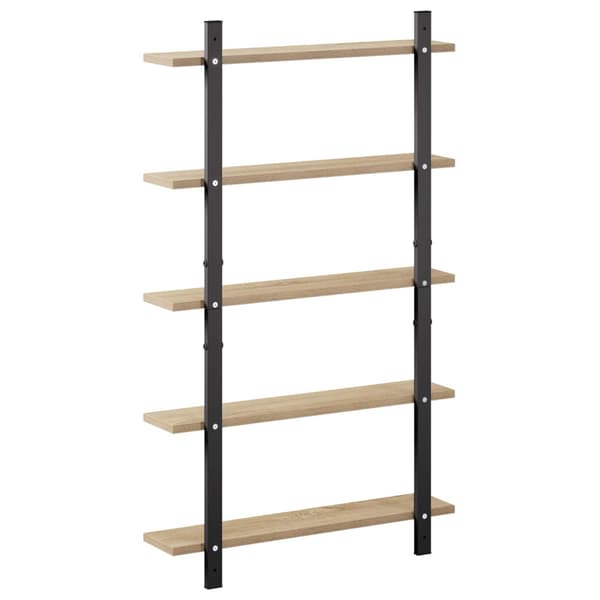 Vegghylle Sonoma-eik 60,5 x 13,5 x 102,5 cm konstruert tre