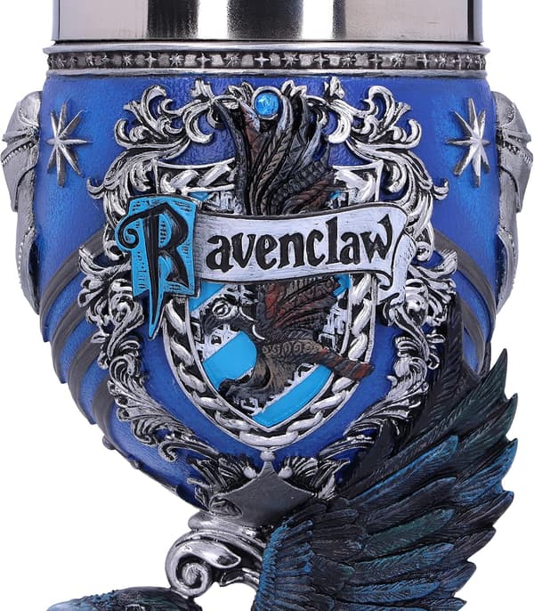 Harry Potter Ravenclaw Hogwarts Hus Kolleksjonsbeger, blå og sølv, 19,5 cm, 200 ml