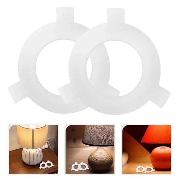 (pow yeah!) 20 pcs Lampshade Reducer Ring E27 to E14 Lampshade Fitting Lampshade Conversion Ring