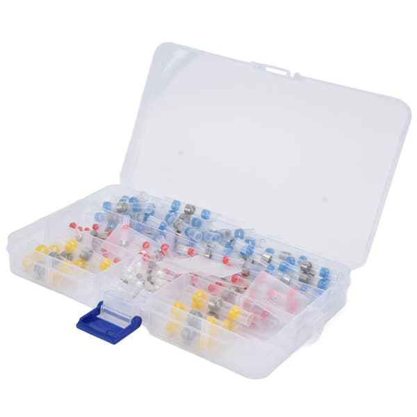 120 Pcs Heat Shrink Connectors Waterproof Crimp Terminals Electrical Wire Splice Kit