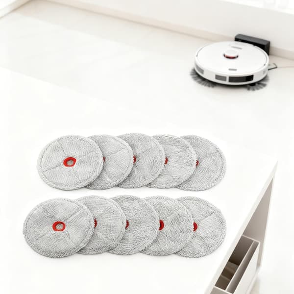 Mikrofiber Moppe Designet Kode Roboking Ai 4-pak og 10 Klude til LG ForZero Støvsuger 10 Pack