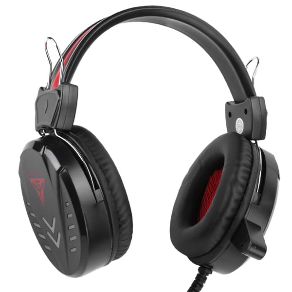 A1 Gaming Headset 3.5MM USB Wired Over Ear Headphones with LED Light and Microphone