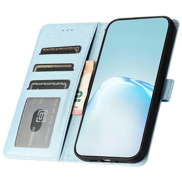 Läderplånboksfodral för Motorola Moto G35 5G med magnetlås (Stil B)