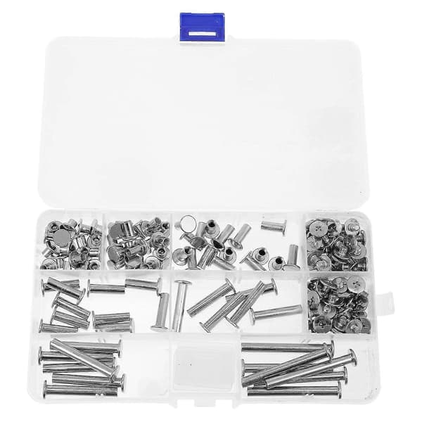 80pcs Album Scrapbook Extension Posts - Replacement Binding Screws for Refillable Photo Album with Post Binding