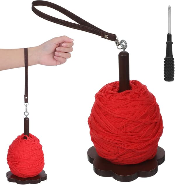 Håndleddsgarnholder, bærbar ball for