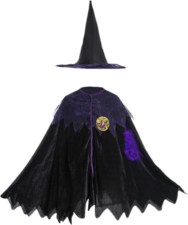 Hekse-Halloween-kostumer til piger