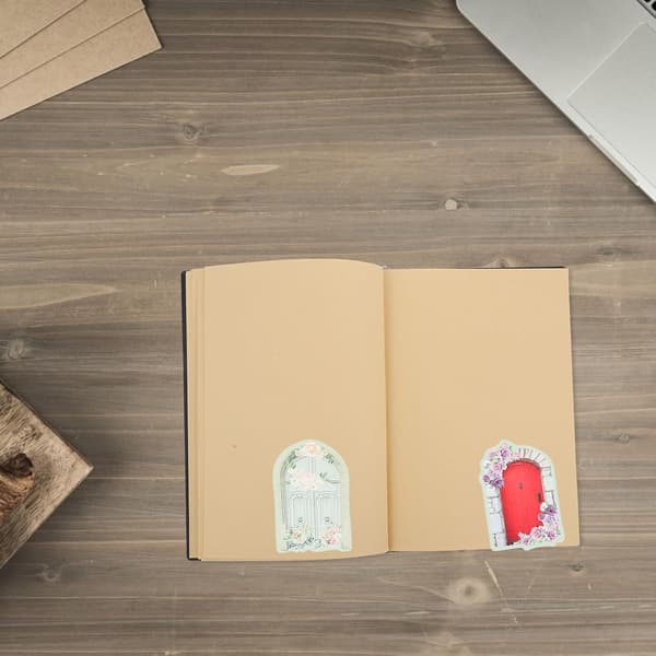 Retro scrapbogspapir Dekorativt journalbaggrundspapir til DIY-håndværk