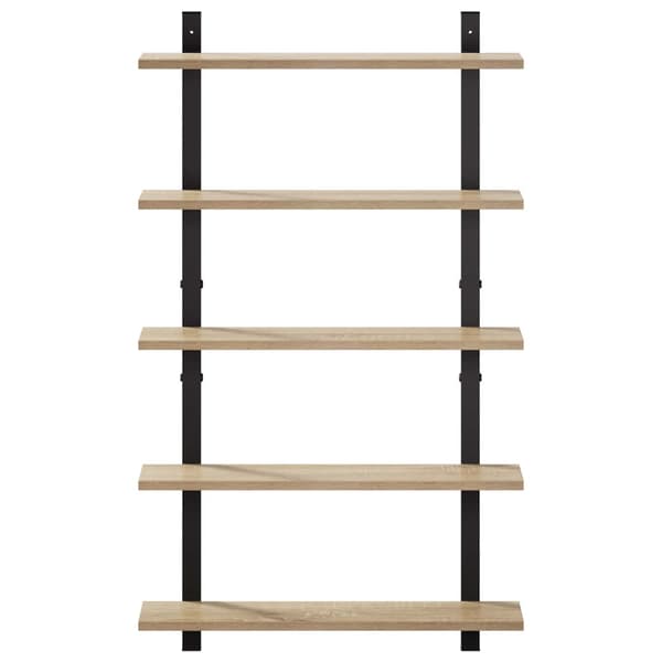 Vegghylle Sonoma-eik 60,5 x 13,5 x 102,5 cm konstruert tre