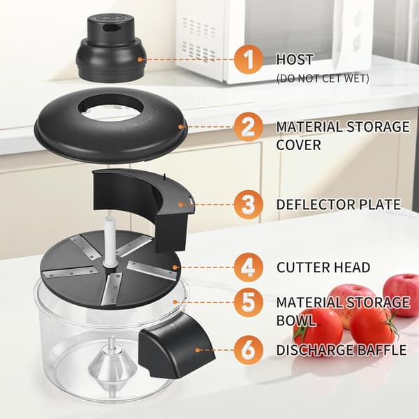 Electric Grape Peeler, Compact Automatic Fruit Peeler with 5 Blades, USB Rechargeable, One-Touch Tomato Peeler