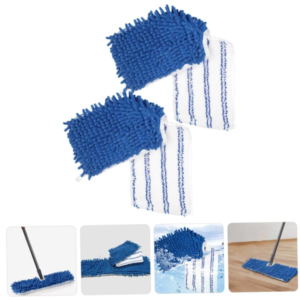 Chenille-moppityynyt - Vaihtomoppityynyt - Moppitarvikkeet lattianpesuun - Helppo asentaa