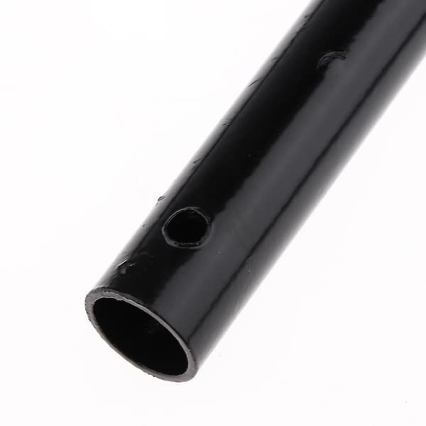 Flad Cafe Racer Sadelramme Bøjle Loop Metal 210mm til Motorcykel Sort