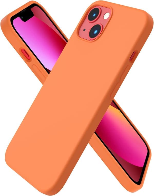 iPhone 14-deksel, flytende silikondeksel til iPhone 14, ultratynt deksel, heldekkende støtsikkert mykt deksel hvitt iPhone14 iPhone14 iPhone14