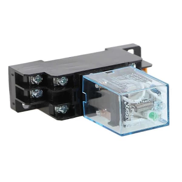 (pow yeah!) 8-pinners MY2NJ Relé 24 V DC Lite Relé 5A DPDT Spole Med Sokkel