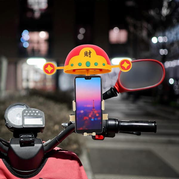 Motorcykeltelefonholder Cykeltelefonholder til navigation med solskærm[DB]