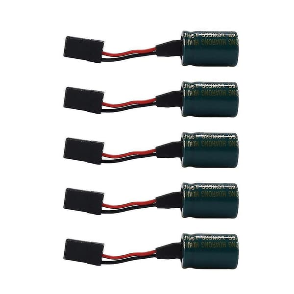 5 stk. 3300uf 16v spændingsbeskyttelse A3 Flight Control Receiver Kondensator Beskyttelse Med Stik Til Rc D
