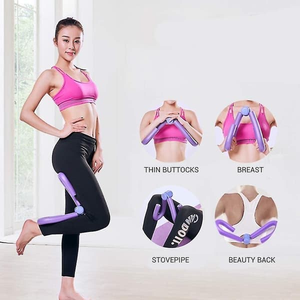 Slim Thigh Trainer Exercise Equipment for Legs Buttocks Arms Compatible with Suxm 1pc Pink[JUN]