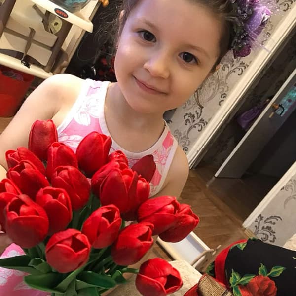 Set of 10, Red Artificial Tulips, Artificial Flowers, Late