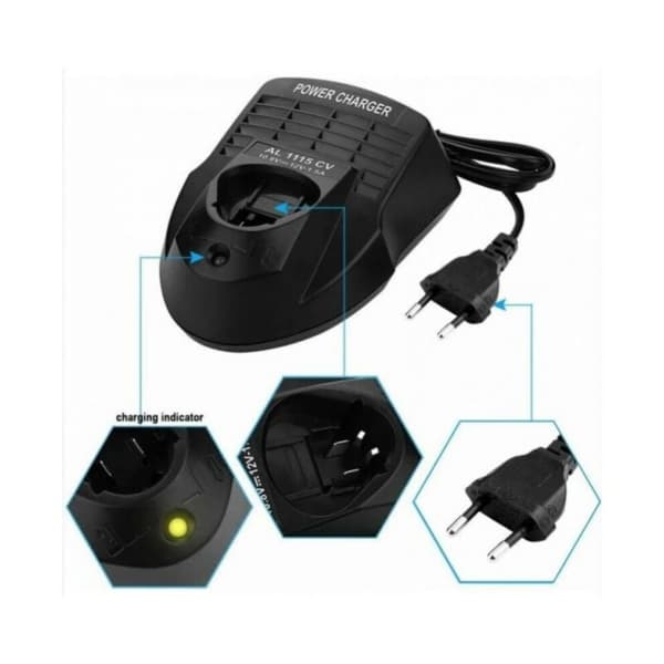 Hurtigoplader til Bosch 10.8V-12V AL1115CV (EU-stik) [JUN]