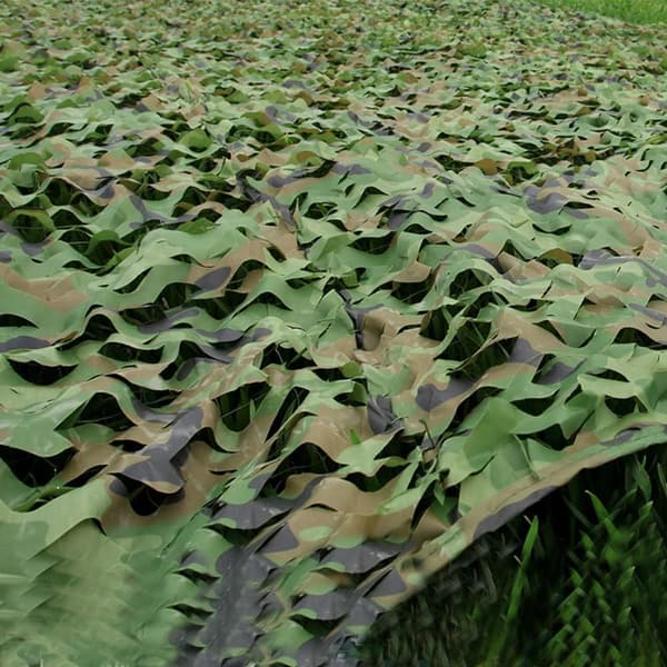 Dobbeltlags camouflage net 2x3m til jagt, hær til camping