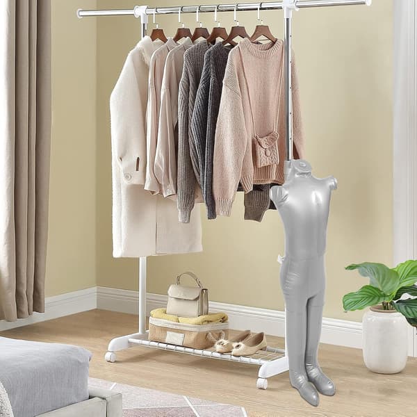 Oppustelig mannequin lille størrelse tøjstativ helkropsdragt displaystativ