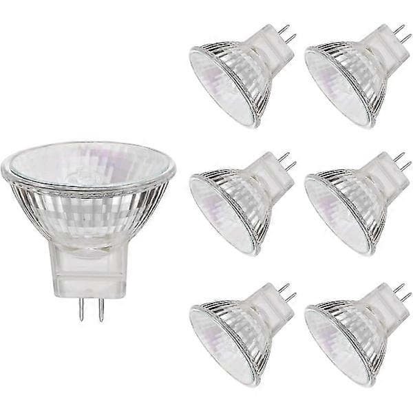 MR11 halogen bulbs, 20W 12V MR11 GU4 halogen spotlights, warm white, 6-pack