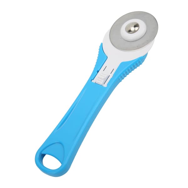 Stainless Steel Fabric Scissors with 45mm Blade, Blue Handle, Ergonomic Design, Perfect for Sewing and Quilting