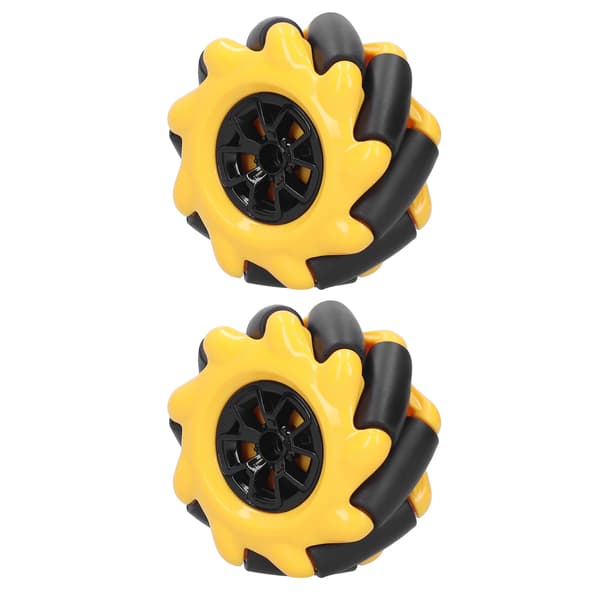 Mecanumhjul OmniDirectional Smart Robot Bildeler Tilbehør DIY Leketøykomponenter 60mm (1 Par)