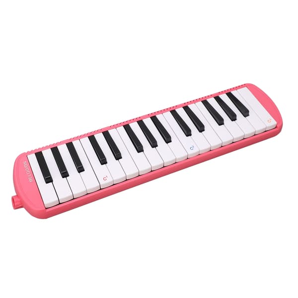 32 tangenter rosa melodika munnstykke instrument for nybegynnere