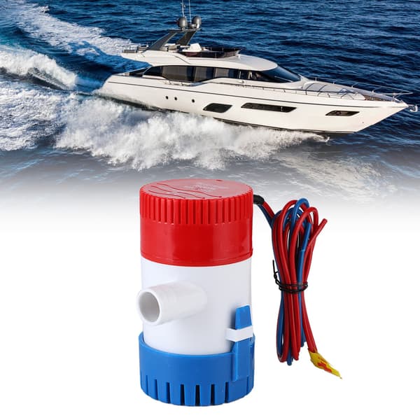 750 GPH DC uppopumppu merikäyttöön, venevaruste G750 0112V
