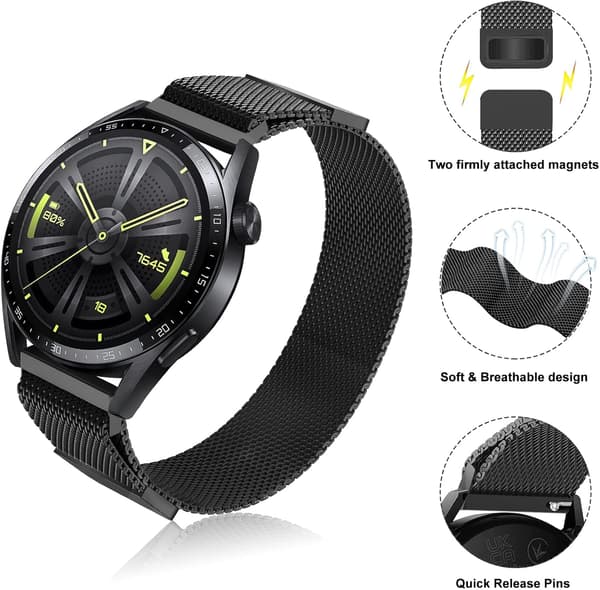 Metallrem, 22 mm rem