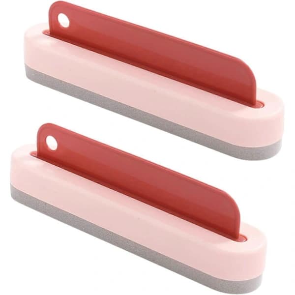 (pow yeah!) Shower Squeegee for Glass Doors - Window Squeegee with Long Handle - Bathroom Cleaning Tool, Window Cleaner