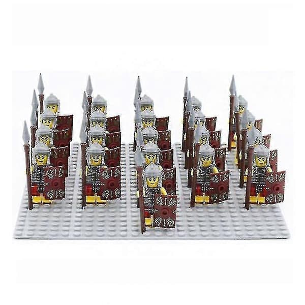 21 stk./sæt Romersk militær Centurion Soldater Minifigurer Hær Legetøj Samling Børn Gave