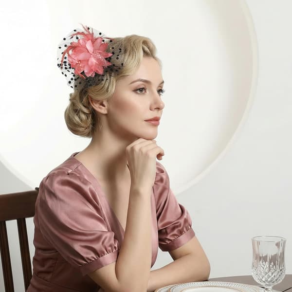 Fascinator Hat til kvinder til teselskab, bryllup