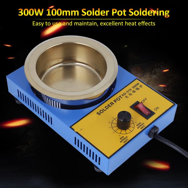 Blyfri 110V 300W 100mm Titan Loddebolt US-plugg