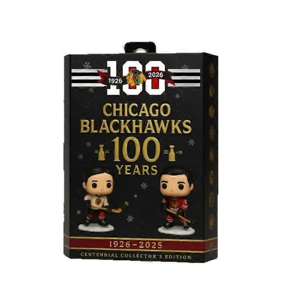 Chicago Bears uke 105 juleoverraskelsesboks juletrepynt akrylanheng