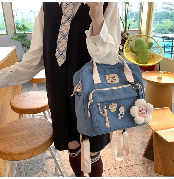 Sød Kawaii Rygsæk Skoletaske Laptop Taske, Tilbage til skolen